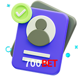 Tornar-se um membro do 700Bet é muito simples